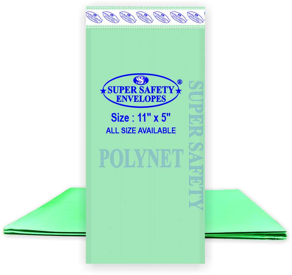 11×5 Polynet Envelope | Office & Document Handling | Super Safety Envelope | Pack of 50