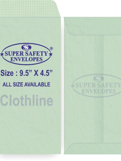 9.5x4.5 Clothe-Lined Envelope | Super Safety Envelope