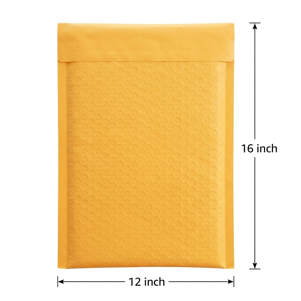 Yellow Bubble Envelope 16x12