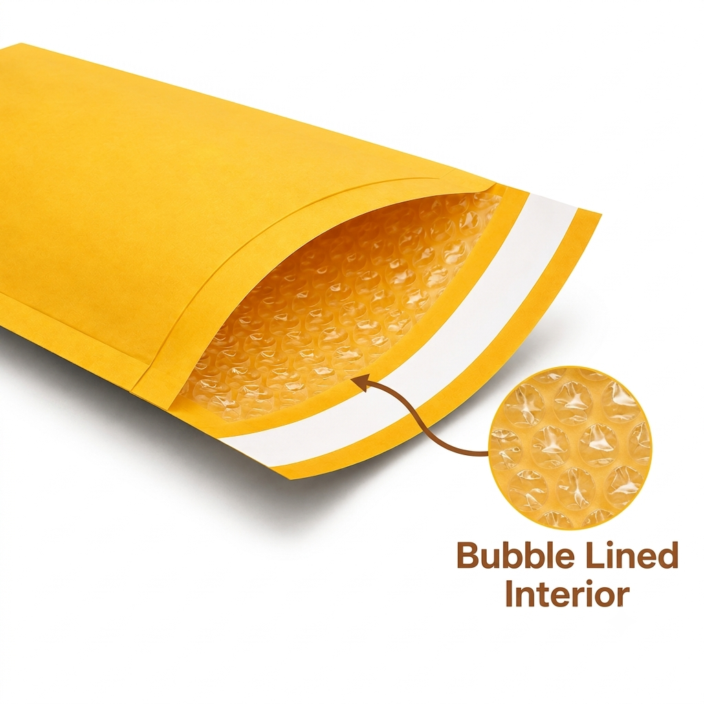 Yellow Bubble Envelope