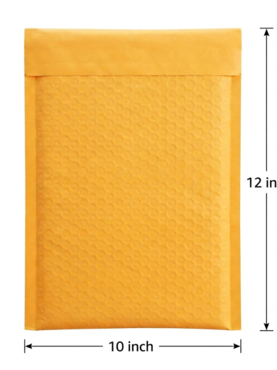 Yellow Bubble Envelope 12x10